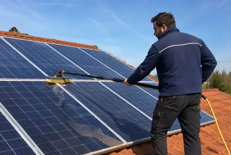 Nettoyage et entretien de panneaux solaires à Arçais